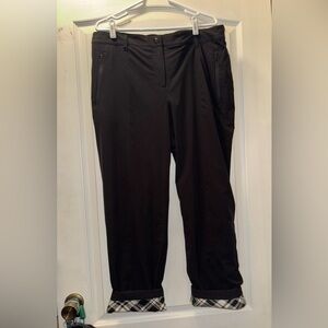 Talbots Fleece Lined Pants Size 16